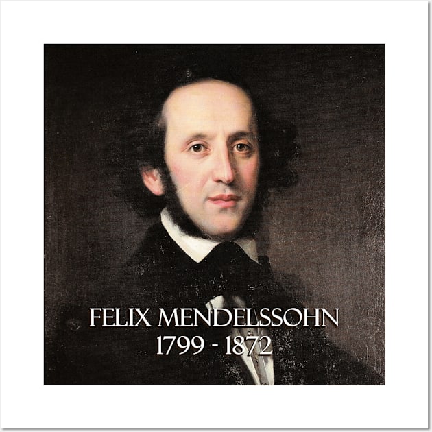 Great Composers: Felix Mendelssohn Wall Art by Naves